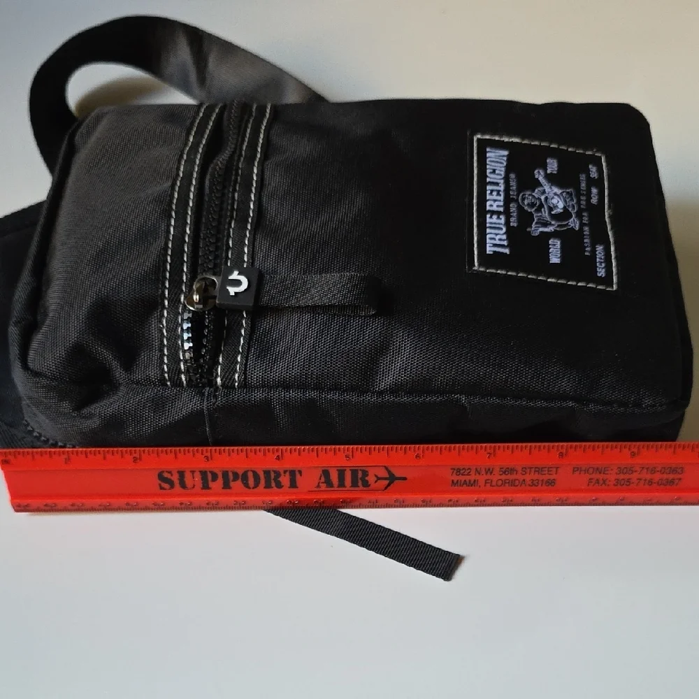 True Religion Black‎ Belt Bag for Men